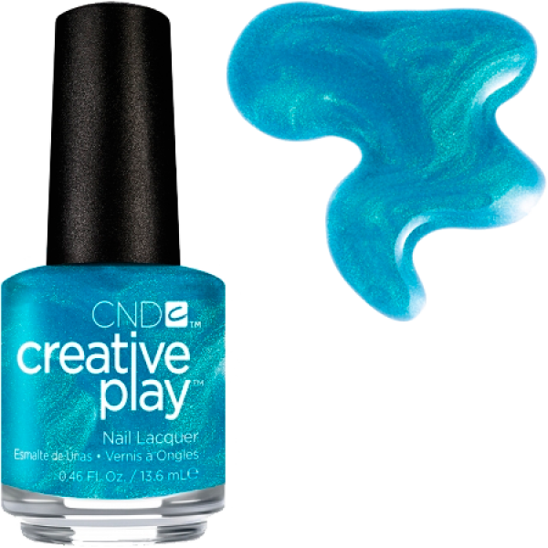 Лак CND Creative Play Creative Play 439 Ship Notized блакитний із шиммером 13,6 мл
