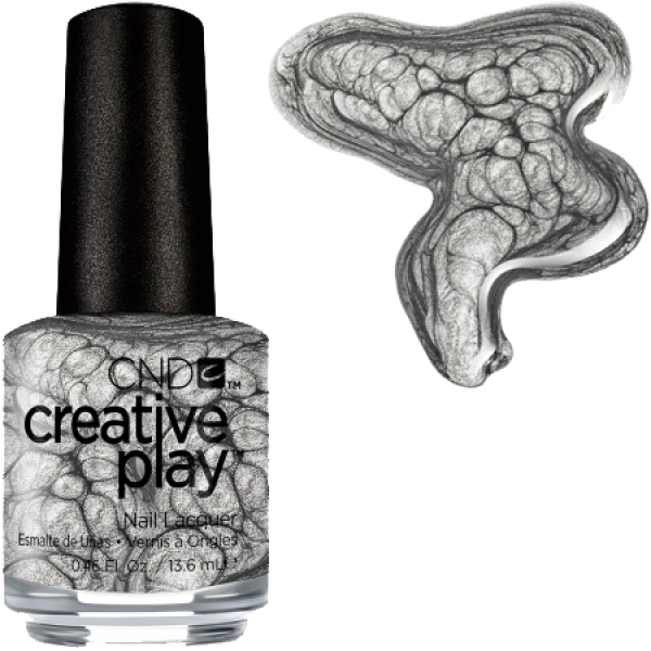 Лак CND Creative Play Creative Play 446 Polish My Act сріблястий металік 13,6 мл