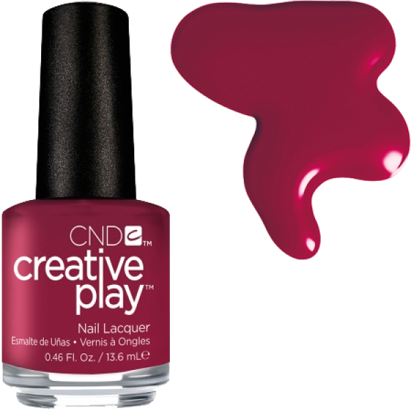 Лак CND Creative Play Creative Play 460 Berry Busy бордовий, емаль 13,6 мл