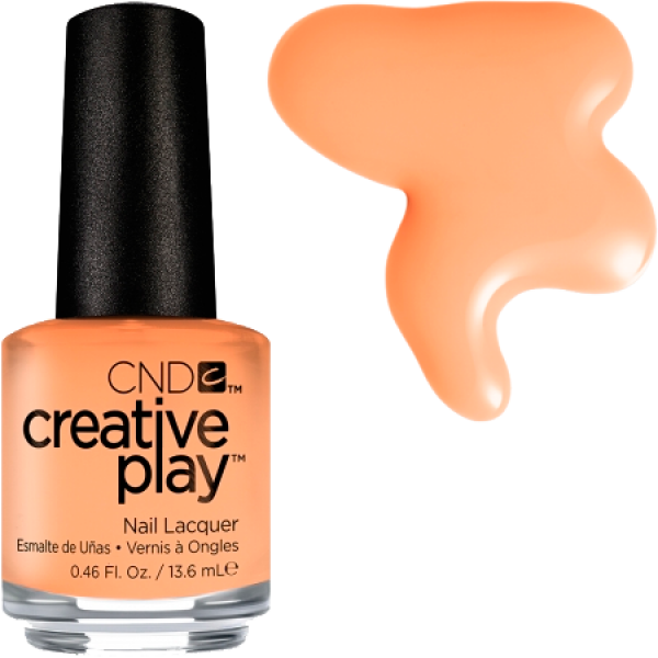 Лак CND Creative Play Creative Play 461 Clementine Anytime пастельний оранжевий, емаль 13,6 мл