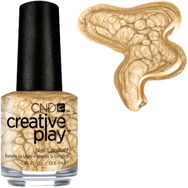 Лак CND Creative Play Creative Play 464 Poppin Bubbly пісочний з металік 13,6 мл