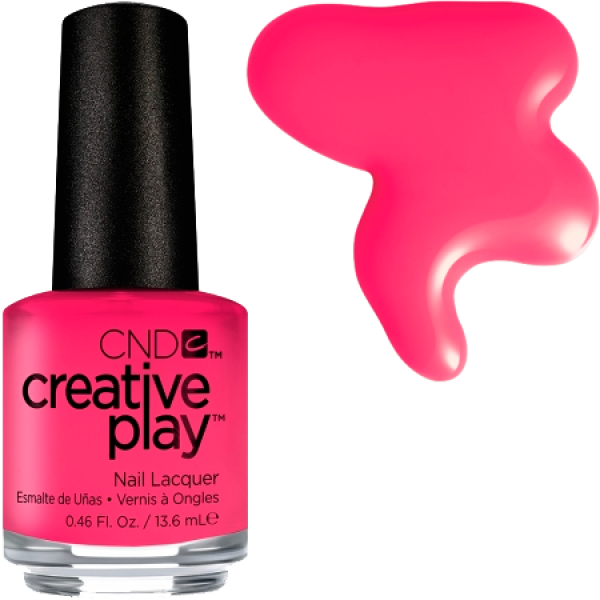 Лак CND Creative Play Creative Play 472 Read My Tulips рожева фуксія, емаль 13,6 мл