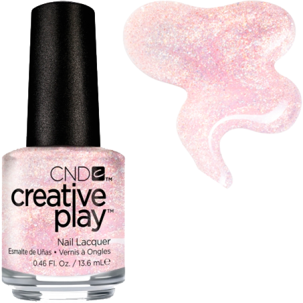 Лак CND Creative Play Creative Play 477 Tutu Be Not To Be напівпрозорий рожевий з мікроблиском 13,6 мл