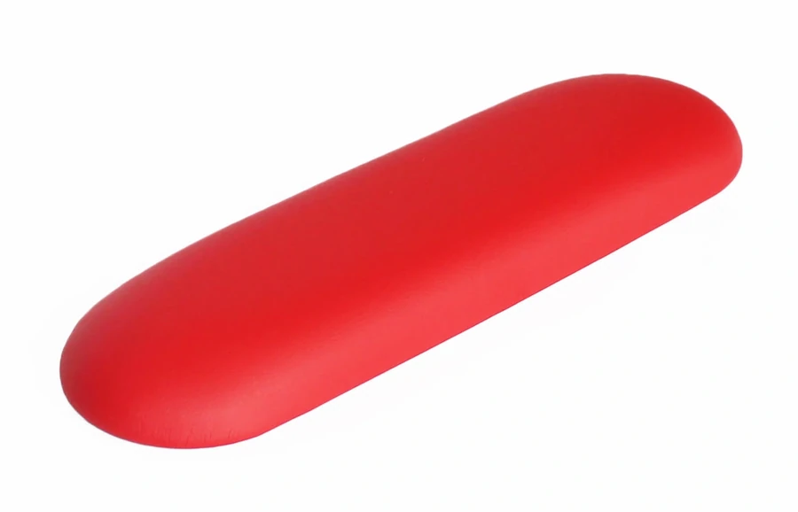Підлокітник для манікюру прямий Rainbowstore Armrest Straight Red червоний