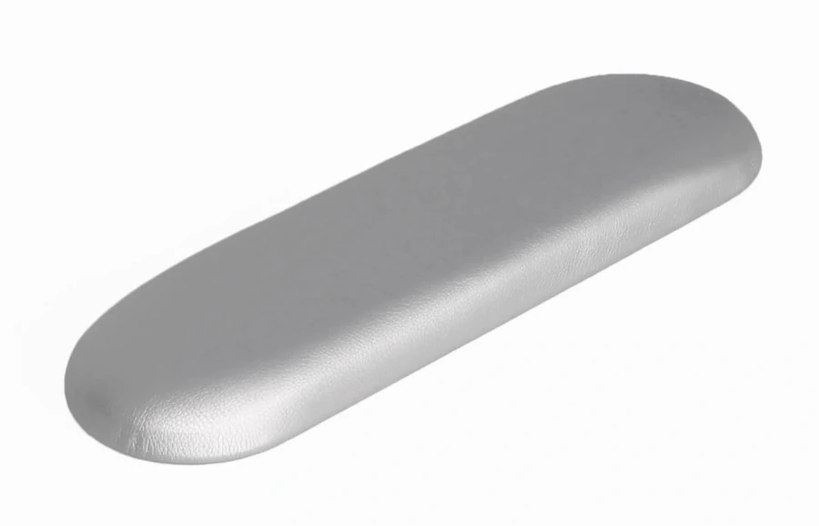 Підлокітник для манікюру прямий Rainbowstore Armrest Straight Silver сріблястий