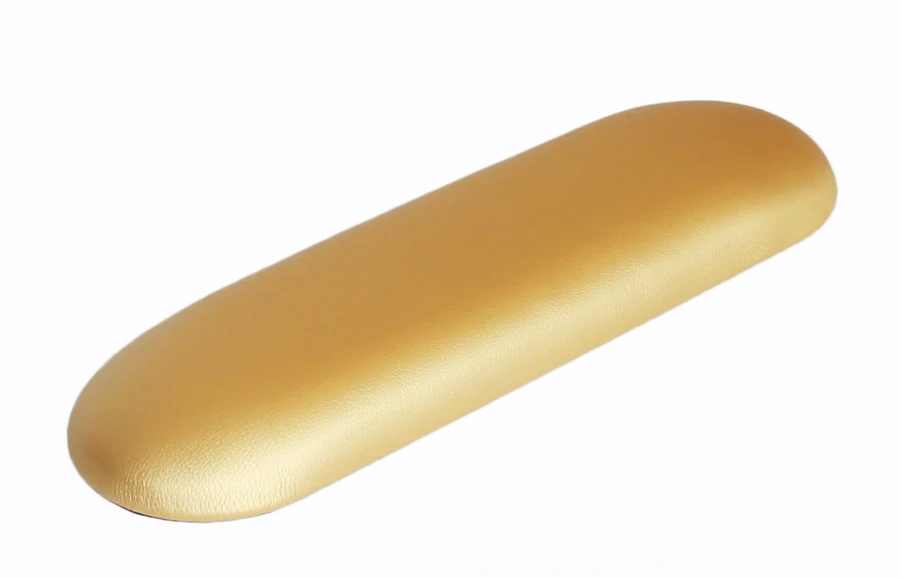 Підлокітник для манікюру прямий Rainbowstore Armrest Straight Gold золотистий