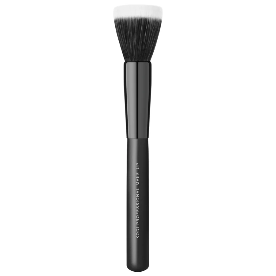 Пензлик великий для тональної основи і пудри Kodi Makeup Brush Duo Fibre №44 натуральний/коза + штучний/нейлон