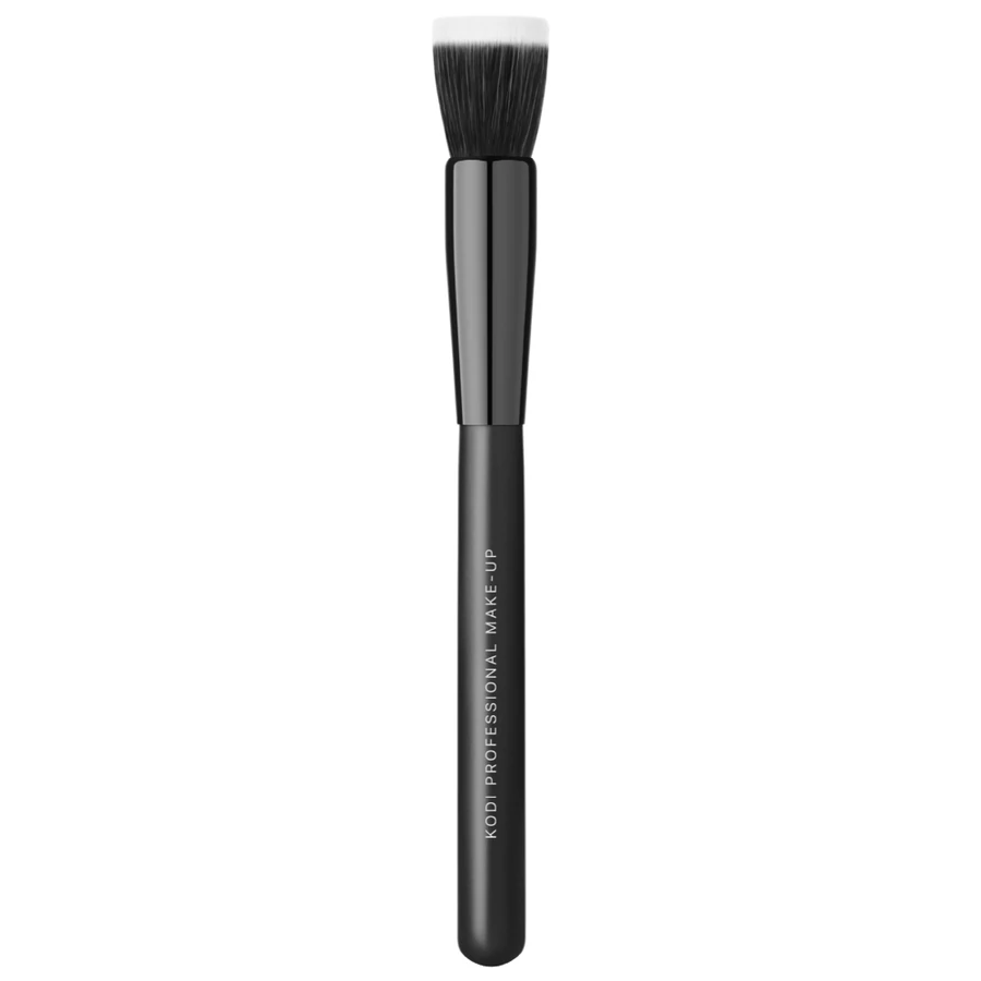 Пензлик великий для кремових корегуючих текстур Kodi Makeup Brush Duo Fibre №46 натуральний/коза + штучний/нейлон
