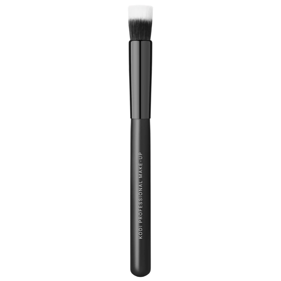 Пензлик середній для кремових корегуючих текстур Kodi Makeup Brush Duo Fibre №47 натуральний/коза + штучний/нейлон