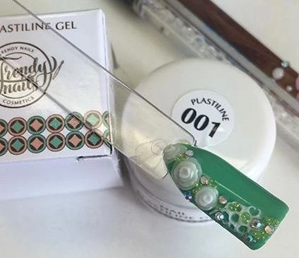 Гель-пластилін Trendy Nails Gel Plastiline White 5 гр білий
