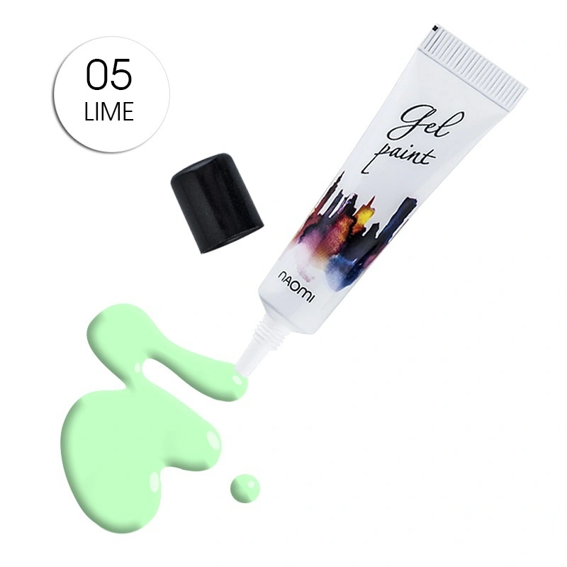 Гель-паста №05 Naomi Gel Paint №5 Lime салатовий 10г