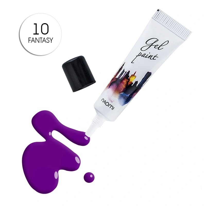 Гель-паста №10 Naomi Gel Paint №10 Fantasy фіолетовий 10г
