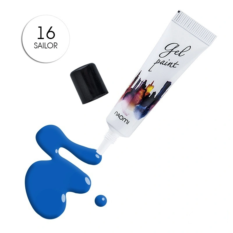 Гель-паста №16 Naomi Gel Paint №16 Sailor синій 10г