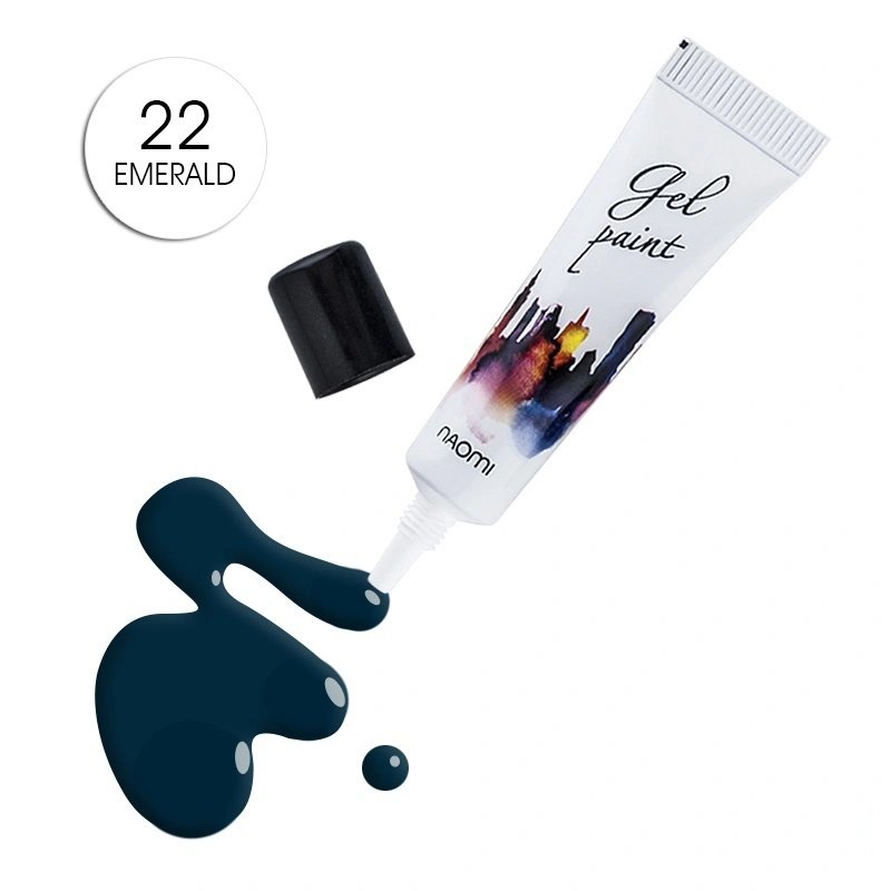 Гель-паста №22 Naomi Gel Paint №22 Emerald смарагдовий 10г