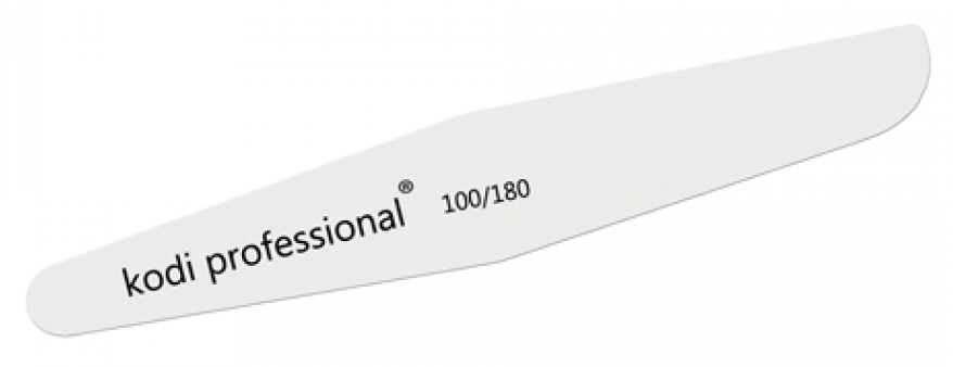 Пилка ромб 100/180 Kodi Diamond Nail File White 100/180 грит