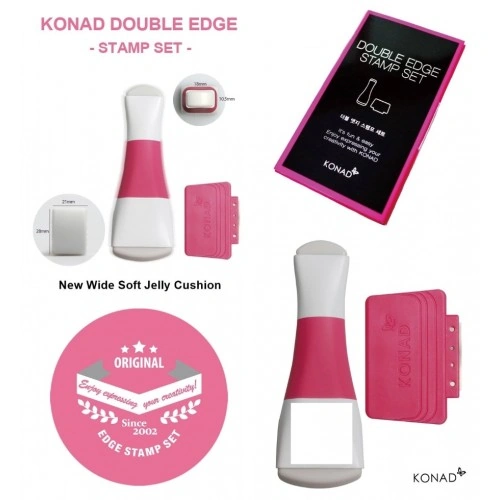 Двосторонній штамп для стемпінгу та скрапер Конад Konad Double Side Stamp Set Double Edge