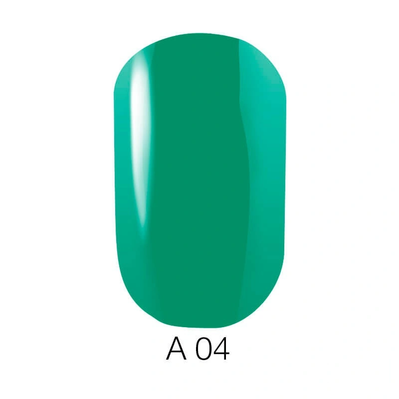 Гель-лак Naomi Gel Polish Aquaurelle A04 6мол зелений, емаль