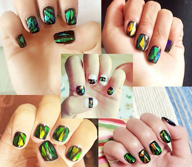 Біте скло Nail Perfect Broken Glass Pink Light #1 з рожевим відливом