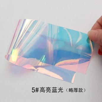 Біте скло Nail Perfect Broken Glass High Ligth Blue #5 з блакитним відливом