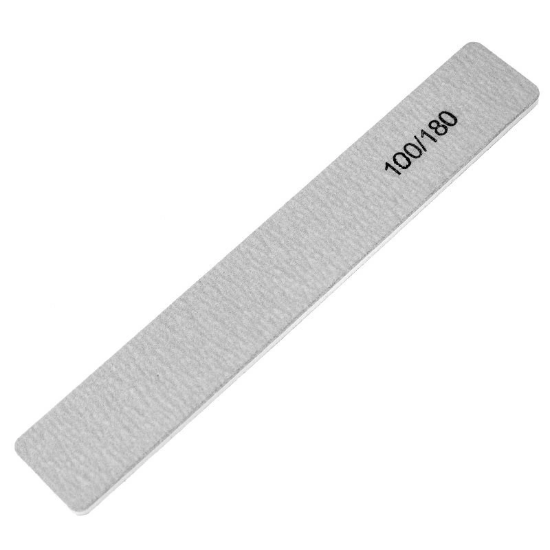 Пилка для штучних нігтів 100/180 гритт Naomi Rectangular Nailfile 100/180