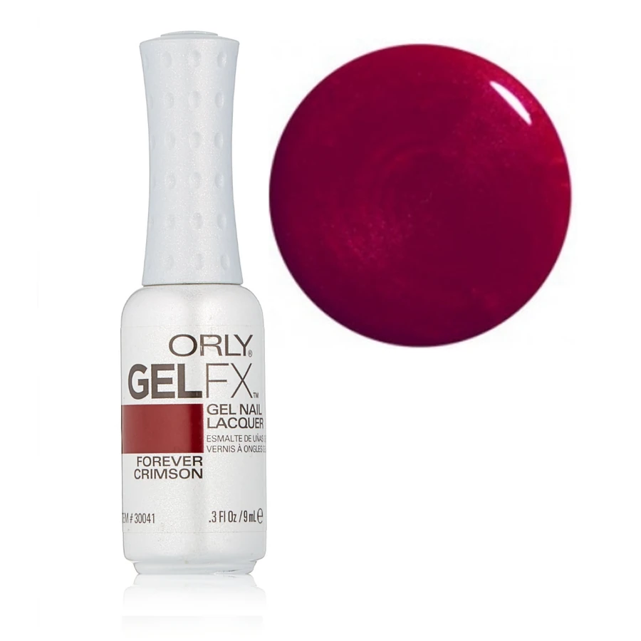 Гель-лак ORLY Gel FX Forever Crimson вишневий, з мікроблиском 9 мл