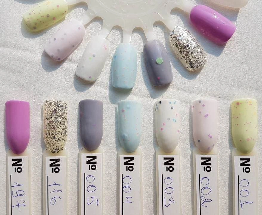 Гель-лак FOX Gel Polish Masha Create Pigment №005 6мол молочний сірий, з конфетті, емалевий