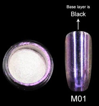 Дзеркальна пудра Canni Mirror Powder Lilac 2 гр бузкова з мікроблиском