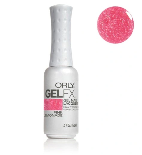 Гель-лак ORLY Gel FX Pink Lemonade рожевий зі щільними блискітками 9 мл