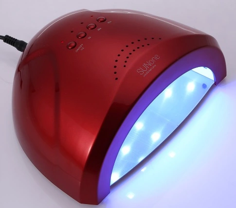 LED/УФ лампа 2 в 1 червона Nail Perfect SUNone Professional LED Nail Lamp Red 48 Вт