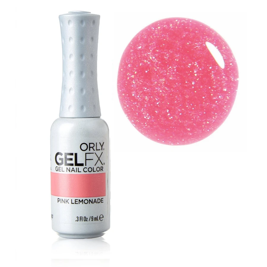 Гель-лак ORLY Gel FX Pink Lemonade рожевий зі щільними блискітками 9 мл