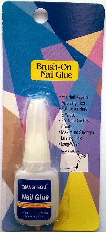 Клей для типс та ремонту нігтів YRE Brush-On Nail Glue 10 гр