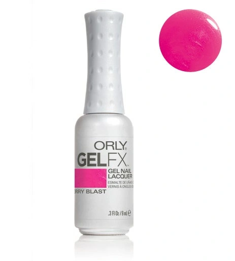 Гель-лак ORLY Gel FX Berry Blast яскравий рожевий з неоновим відливом, легкий шиммер 9 мл