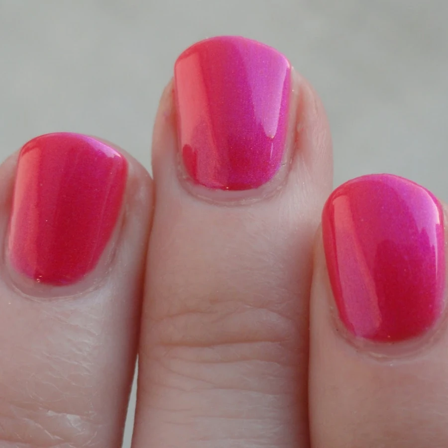 Гель-лак ORLY Gel FX Berry Blast яскравий рожевий з неоновим відливом, легкий шиммер 9 мл