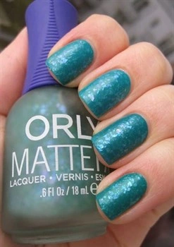 Лак ORLY Green Flakie Topcoat зелене матове покриття 18 мл
