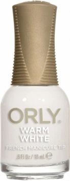 Лак ORLY Warm White білий, емаль 18 мл
