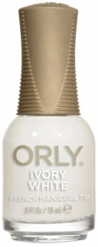 Лак ORLY Ivory White біло-молочний, емаль 18 мл