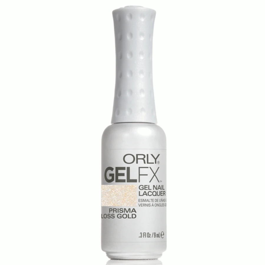Гель-лак ORLY Gel FX Prisma Gloss Gold прозорий, дрібні золоті блискітки 9 мл