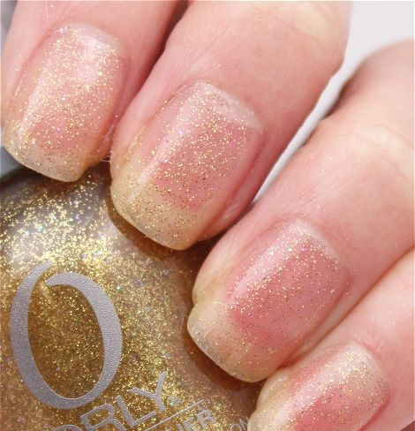 Гель-лак ORLY Gel FX Prisma Gloss Gold прозорий, дрібні золоті блискітки 9 мл