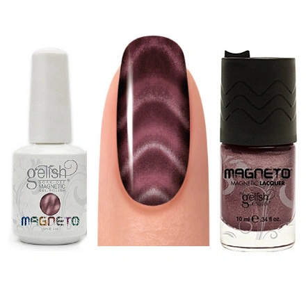 Harmony Gelish Magneto Drawn Together Kit  приглушений баклажановий, перламутр