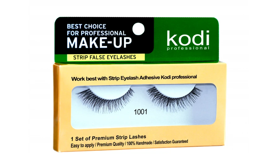 Накладні вії на стрічці №1001 Kodi False Eyelashes on the Tape №1001