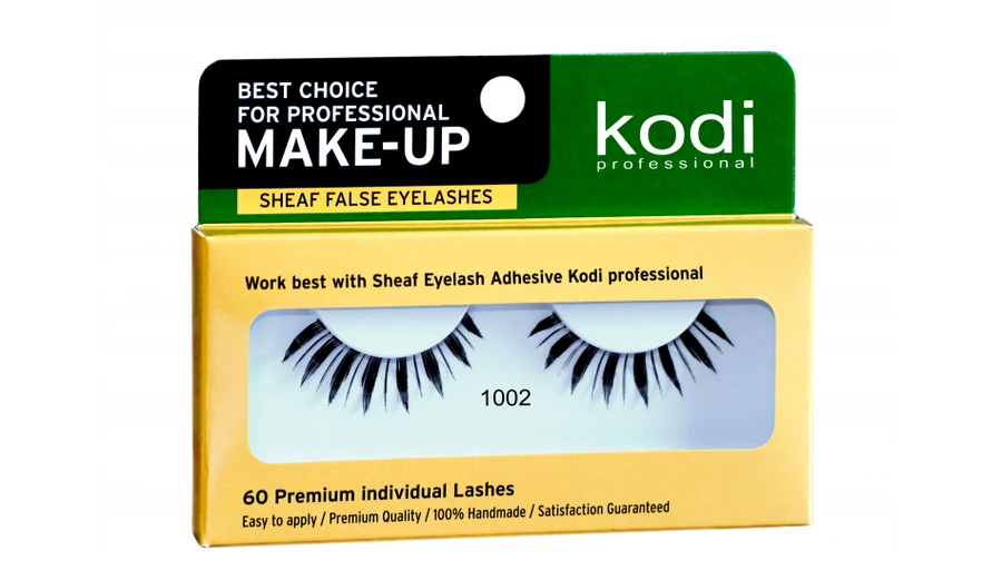 Накладні вії на стрічці №1002 Kodi False Eyelashes on the Tape №1002