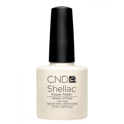 Гель-лак CND Shellac Mother of Pearl прозорий з дрібними блискітками 7,3 мл
