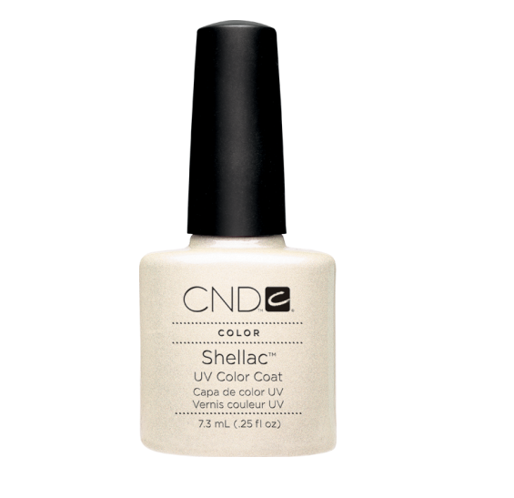 Гель-лак CND Shellac Mother of Pearl прозорий з дрібними блискітками 7,3 мл