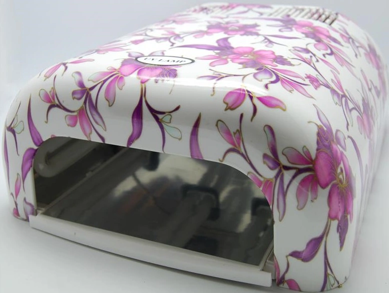 УФ Лампа 36 Вт авторський принт YRE UV Lamp Authors Print Purple Flowers фіолетові квіти 36 Вт