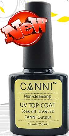Верхнє покриття для гель-лаку Canni Non-Cleansing Top Coat без липкого шару 7,3 мл
