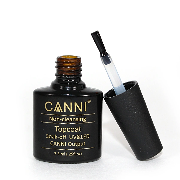 Верхнє покриття для гель-лаку Canni Non-Cleansing Top Coat без липкого шару 7,3 мл
