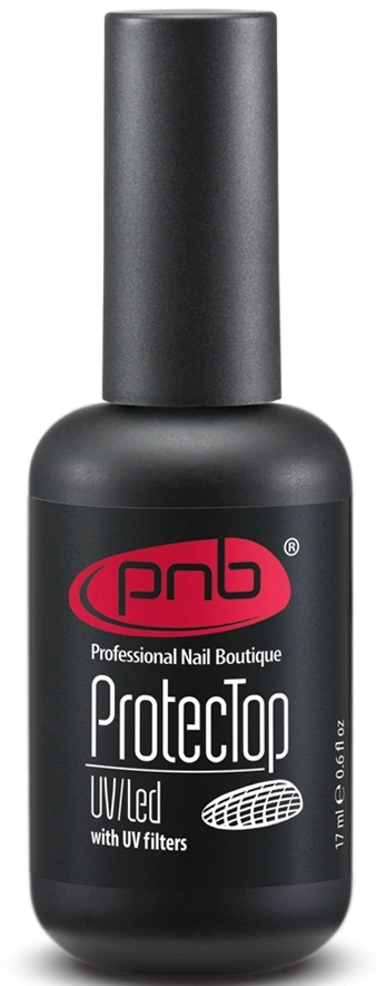 Захисне верхнє покриття для гель-лаку PNB UV/LED ProtecTop Coat 17 мл