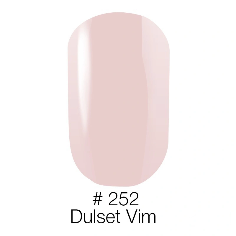 Гель-лак Naomi Gel Polish №252 попелясто-рожевий, емаль 6 мл