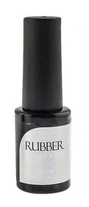 Базове покриття для гель-лаку Naomi Rubber UV Base Coat 6 мл