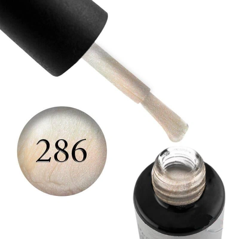 Гель-лак Naomi Gel Polish Pearl Radiance Collection №286 світло-рожевий з переходом у блідо-салатовий, перламутровий 6 мл